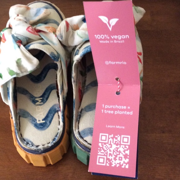 NWT Farm Rio Copacabana Mule Sneakers - Picture 6 of 7